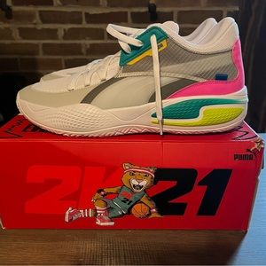 Puma Court Rider 2k, white ultra grey, size 14